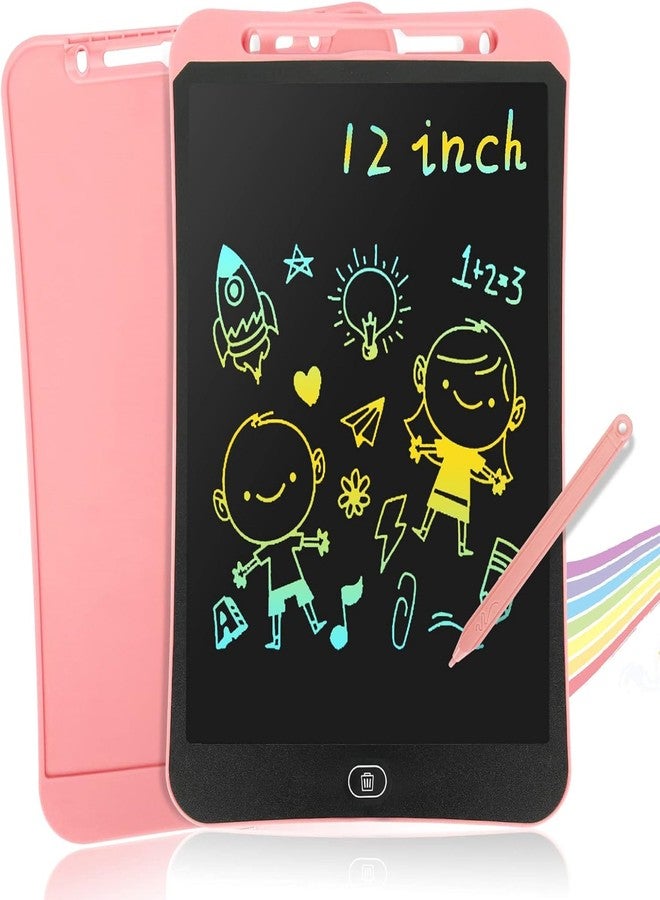 VIRTH® 12 INCH LCD Writing Tablet Toy Cum Slate with Stylus for Kids - Doodle and Scribbler Digital Drawing Board (12 INCH Slate) - Image 1